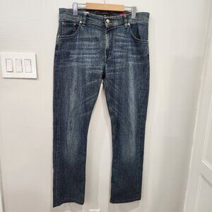 ALBERTO Jeans T400 Blue Stone Modern Fit Soft Wear Denim 34x36 Actual 34X31